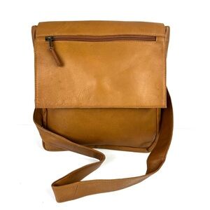 Clava American Messenger Bag Vintage British Tan Handbag Purse Unisex